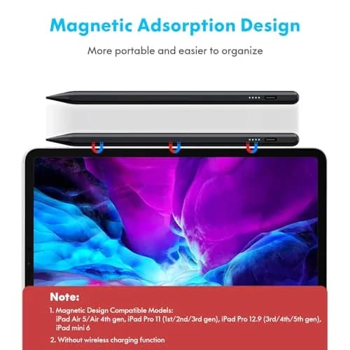 Cisteen Stylus Pen for iPad 2018-2026 | Precise, Fast Charge & Tilt Sensor thumbnail 6