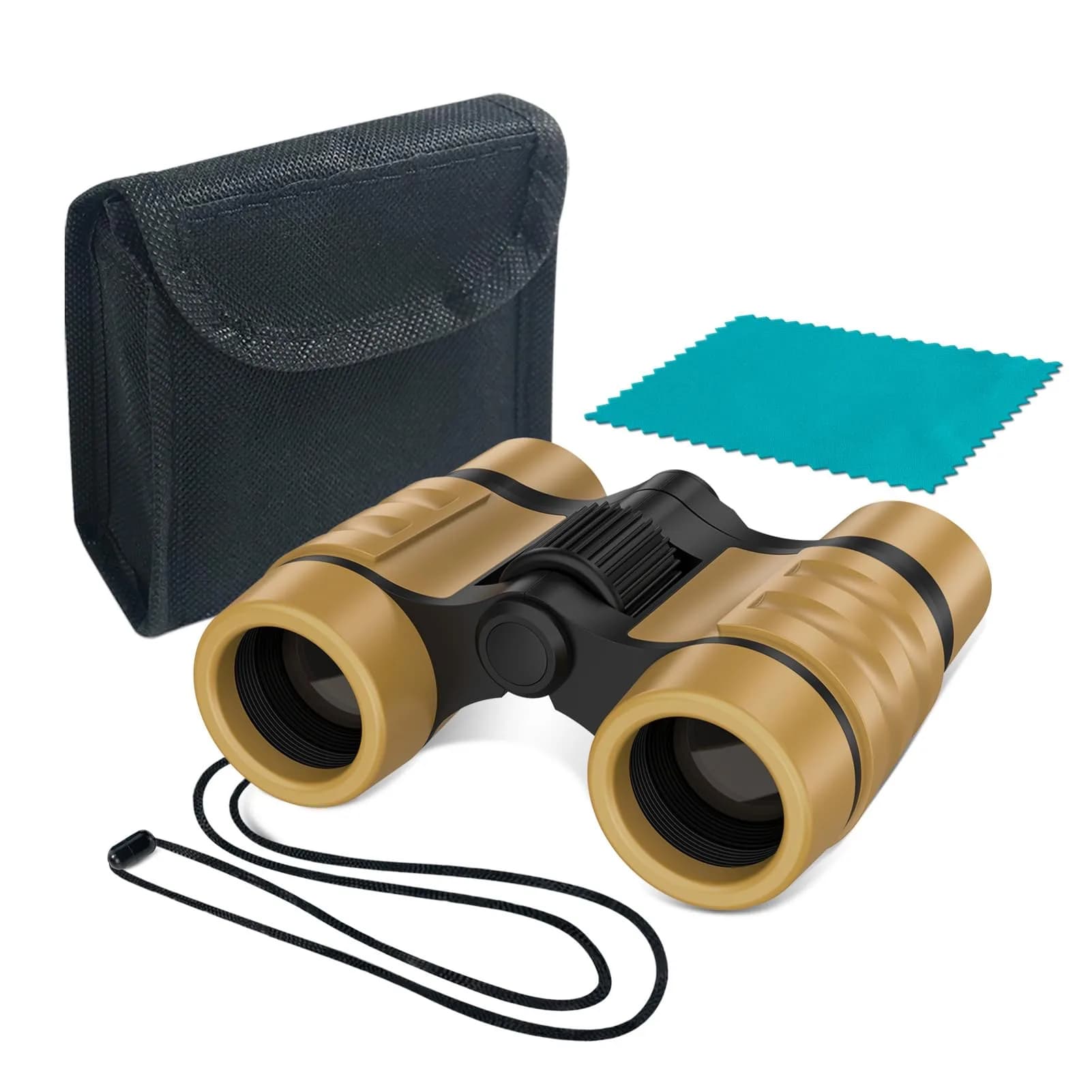 ESSENSON Kids Binoculars Desert 4x30mm (150g) | Shockproof Outdoor Toy for Ages 3-12 - main product image