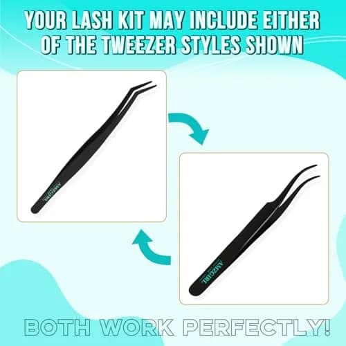 AMZGIRL Fluffy Lash Clusters Kit, D Curl Lash Clusters | 320 Pcs, 10-16mm, Reusable, Easy DIY thumbnail 8