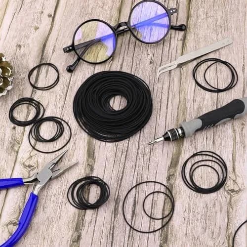 Sliverdew 100 Pcs Cassette Rubber Belts 40-135mm (1.57-5.31 inches) | For DVD CD LD VCR Repeater Drives thumbnail 5