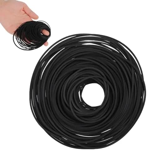 Sliverdew 100 Pcs Cassette Rubber Belts 40-135mm (1.57-5.31 inches) | For DVD CD LD VCR Repeater Drives thumbnail 1