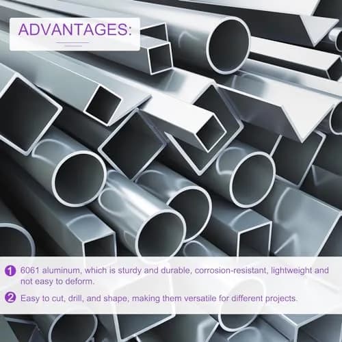 DMiotech 6061 Aluminum Round Tube 38mm OD x 34mm ID x 300mm Length | Sturdy, Lightweight Metal Tubing for Projects thumbnail 4