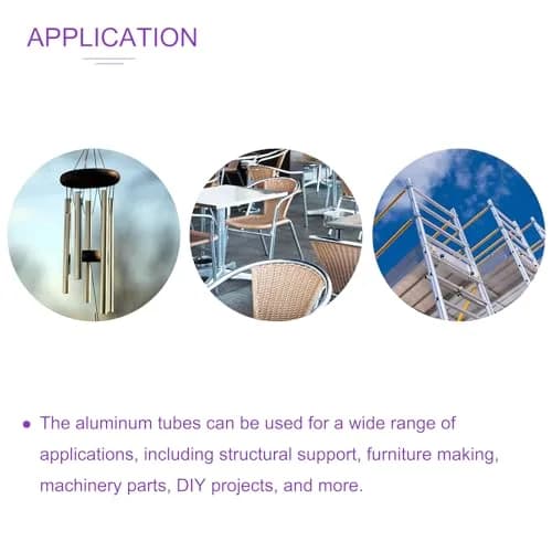 DMiotech 6061 Aluminum Round Tube 38mm OD x 35mm ID x 300mm Length | Industry Metal Tubing for Machinery Frame Construction DIY Projects thumbnail 2