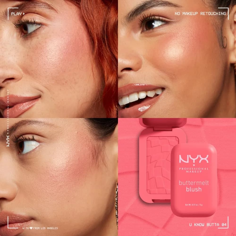 NYX PROFESSIONAL MAKEUP Buttermelt Powder Blush, U Know Butta Shade | 5g (0.17 oz) - view 6