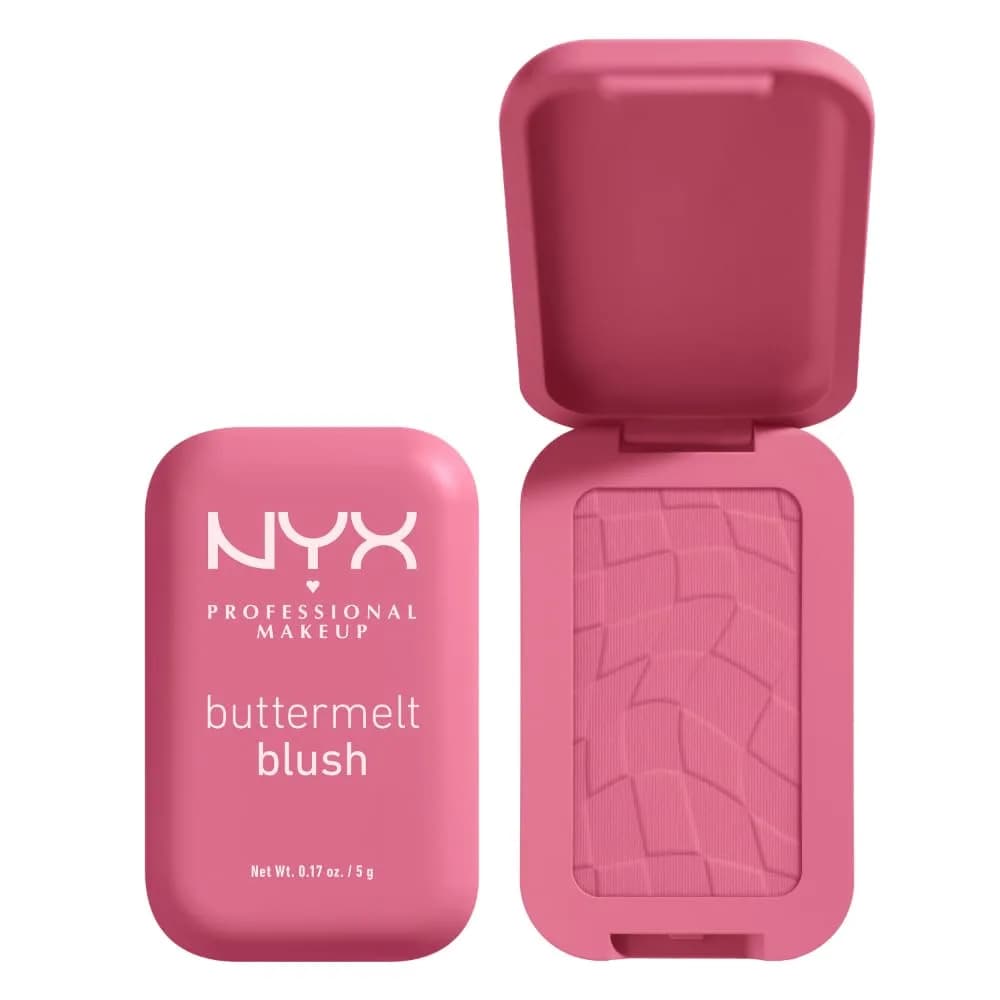 NYX PROFESSIONAL MAKEUP Buttermelt Powder Blush 4.8g (0.17 oz) - For The Butta | 12HR Wear Vegan Formula - main product image