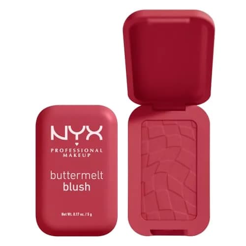NYX PROFESSIONAL MAKEUP Buttermelt Powder Blush, Back and Butta Shade, 5g (0.17 Oz) | Vegan Formula with Mango Butter thumbnail 1