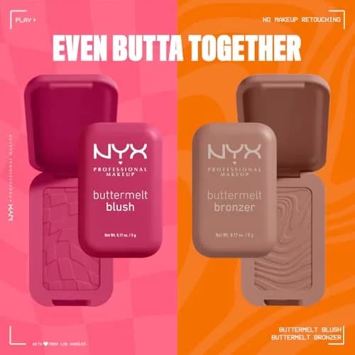 NYX PROFESSIONAL MAKEUP Buttermelt Powder Blush, Back and Butta Shade, 5g (0.17 Oz) | Vegan Formula with Mango Butter thumbnail 9
