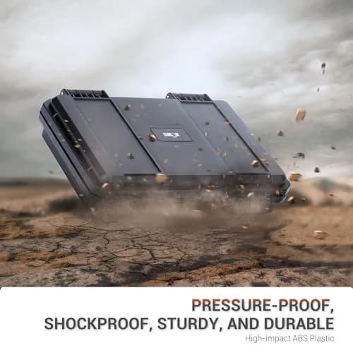 Kiorafoto M.2 NVMe SSD Card Case for 24 Drives | Water-Resistant, Shockproof Organizer thumbnail 7