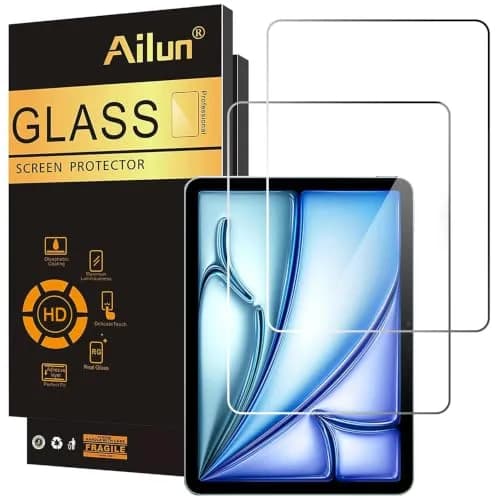 Ailun Screen Protector for iPad Pro 11 Inch/iPad Air 11 Inch, 2024-2026 | Tempered Glass with High Clarity & Scratch Resistance thumbnail 1