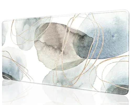 Niniubye Desk Mat 32" x 16" XXL Large Gaming Mouse Pad | Minimalism Abstract Art Desk Decor thumbnail 1