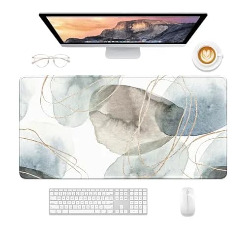 Niniubye Desk Mat 32" x 16" XXL Large Gaming Mouse Pad | Minimalism Abstract Art Desk Decor thumbnail 2