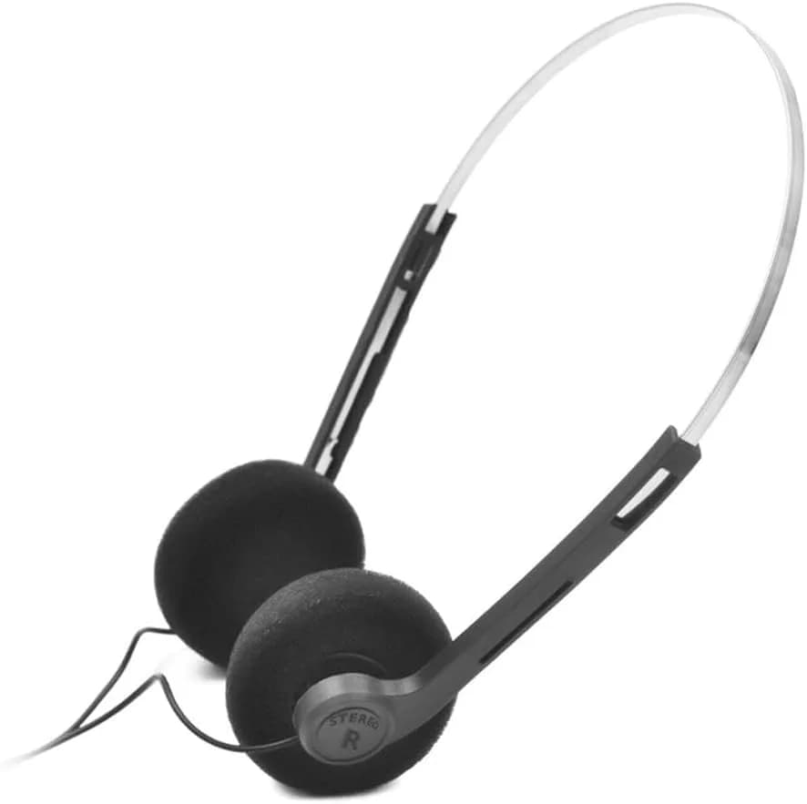 Galepromot Black Retro Over-Ear Headphones with Cord | Hi-Fi Stereo Sound thumbnail 2