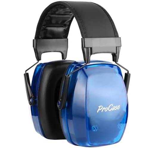 ProCase SNR33dB Noise Reduction Ear Muffs, Adult Hearing Protection | Crystalnavy, Adjustable Padded Headband, ANSI S3.19 Certified thumbnail 1
