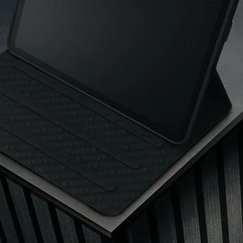 TORRO iPad Pro 13” Case Black with Red Detail | Premium Leather with Stand & Apple Pencil Connectivity thumbnail 4