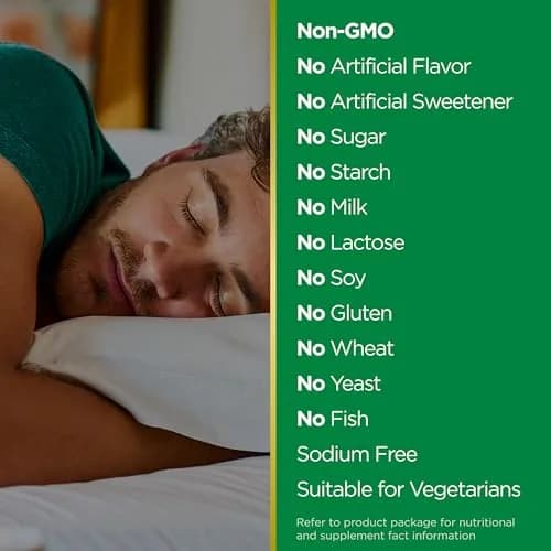 Nature's Bounty BiLyr Melatn 5mg 120 Tablets | Drug-Free Sleep Aid thumbnail 5