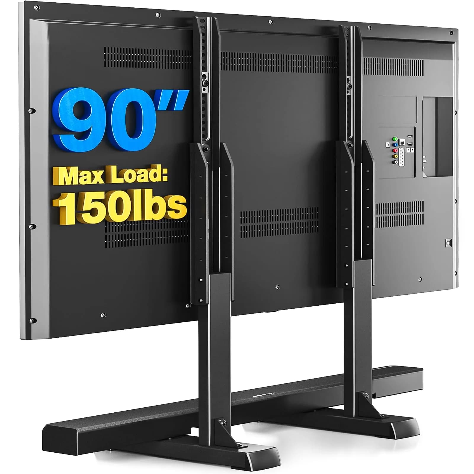 Rfiver Table Top TV Stand with Height Adjustable Legs for 37-90 Inch TVs | Max VESA 800x600mm, 150 lbs Capacity - main product image