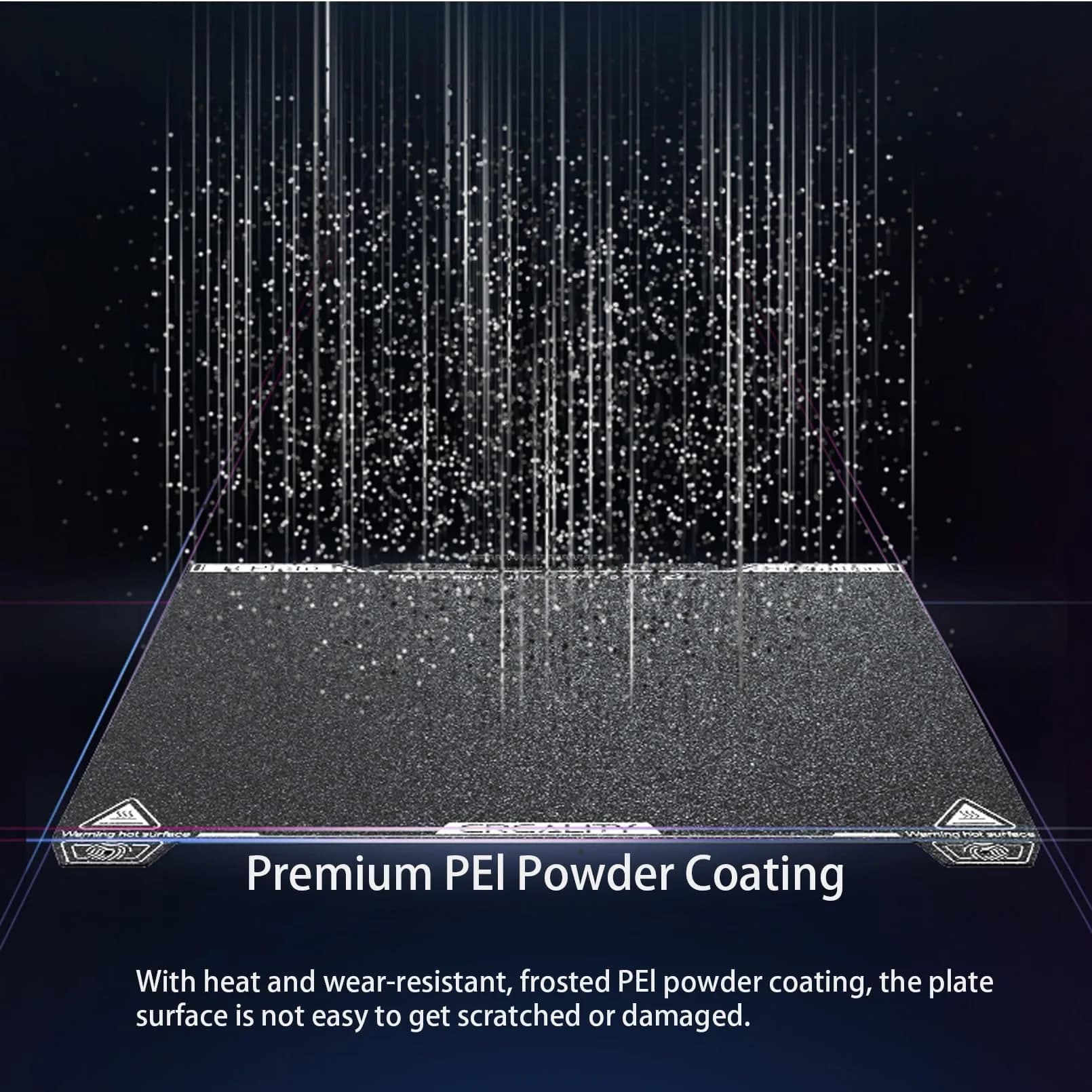 Comgrow K1C PEI Spring Steel Build Plate 235x235mm | Textured Surface for Creality K1/K1 SE - view 5
