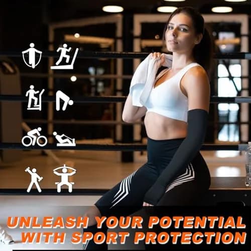 Hiball Lymphedema Medical Compression Arm Sleeve with Gauntlet 20-30 mmHg | Graduated Support for Post-Op & Chronic Conditions thumbnail 7