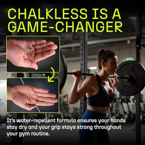 Chalkless Grip Enhancer 8g (0.28 oz) | Premium Liquid Chalk Alternative for Weightlifting, Yoga, Gaming thumbnail 4