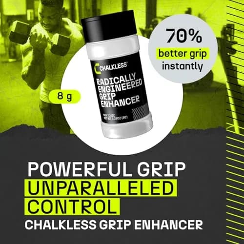 Chalkless Grip Enhancer 8g (0.28 oz) | Premium Liquid Chalk Alternative for Weightlifting, Yoga, Gaming thumbnail 2