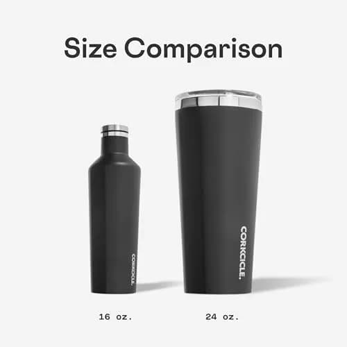 Corkcicle Insulated Canteen, Cold 25H, Hot 12H, 25 oz (739ml) | Triple-Insulated Stainless Steel Tumbler thumbnail 6