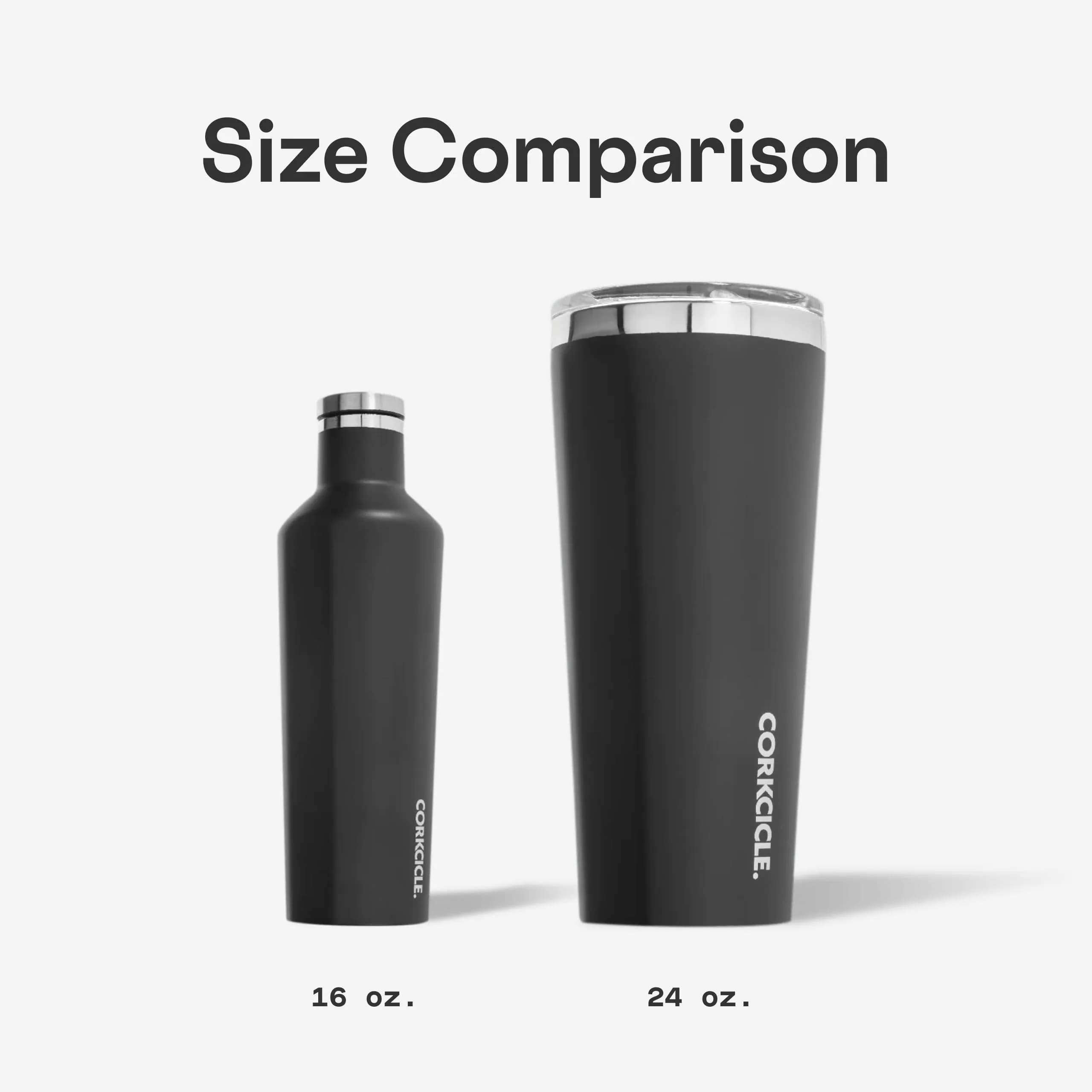 Corkcicle Insulated Canteen, Cold 25H, Hot 12H, 25 oz (739ml) | Triple-Insulated Stainless Steel Tumbler - view 6
