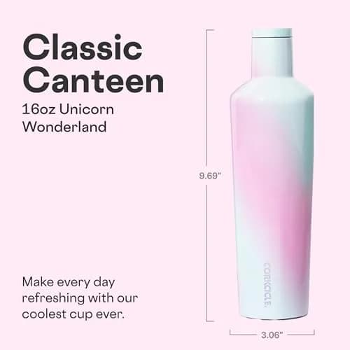 Corkcicle Insulated Canteen, Cold 25H, Hot 12H, 25 oz (739ml) | Triple-Insulated Stainless Steel Tumbler thumbnail 2