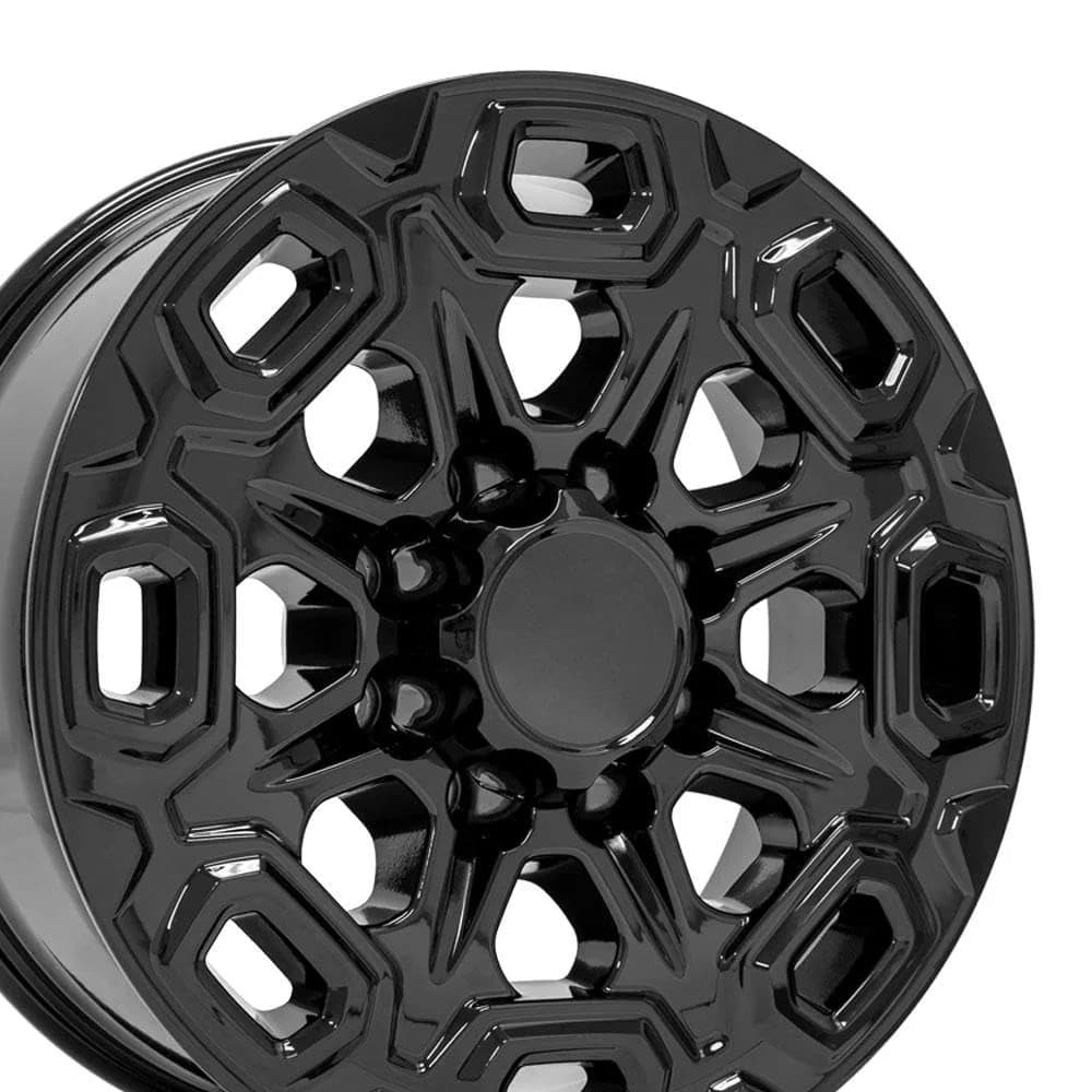 OE Wheels CV64B 20x8.5 Set(4) Gloss Black | 8x180 Bolt Pattern, 47ET Offset, Aluminum