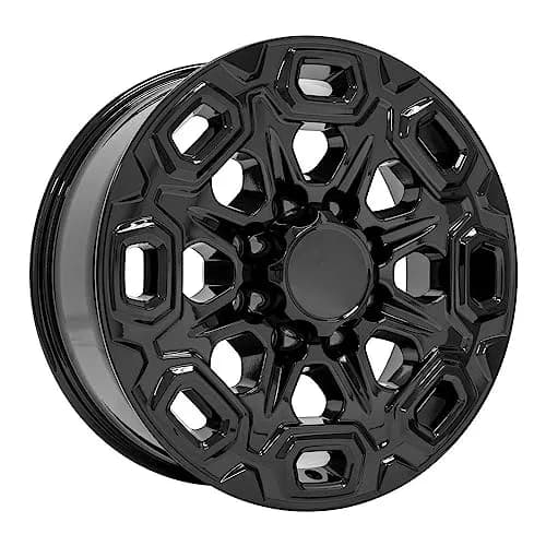 OE Wheels CV64B 20x8.5 Set(4) Gloss Black | 8x180 Bolt Pattern, 47ET Offset, Aluminum thumbnail 3