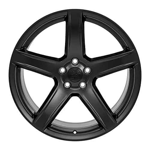 OE Wheels DG22 20x9.5 Satin Black Wheels | 5x115 Bolt Pattern, 18ET Offset (20x9.5 in, Satin Black) thumbnail 2