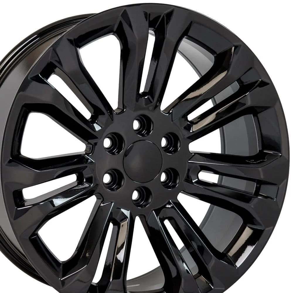 OE Wheels CV43B 22x9 Set(4) Gloss Black | 6x139.7 Bolt Pattern, 24ET Offset, Aluminum - main product image