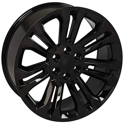 OE Wheels CV43B 22x9 Set(4) Gloss Black | 6x139.7 Bolt Pattern, 24ET Offset, Aluminum thumbnail 4