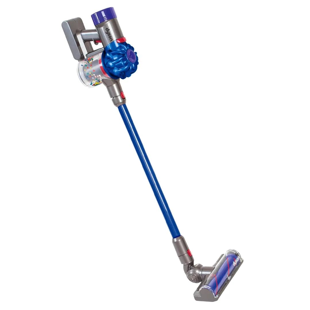 Casdon Dyson Cordless Vacuum Blue | Interactive & Licensed Toy for Kids 3+ | Realistic Role-Play Fun