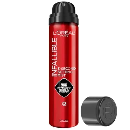 L'Oreal Paris Infallible 3-Second Setting Spray Mist 75ml (2.53 Fl Oz) | Microfine Mist for 36HR Wear thumbnail 1