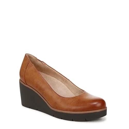 Naturalizer Soul Women's About Time Wedge Casual Shoe Gingerbread Brown 7 Wide | ContourFIT Arch Support thumbnail 6