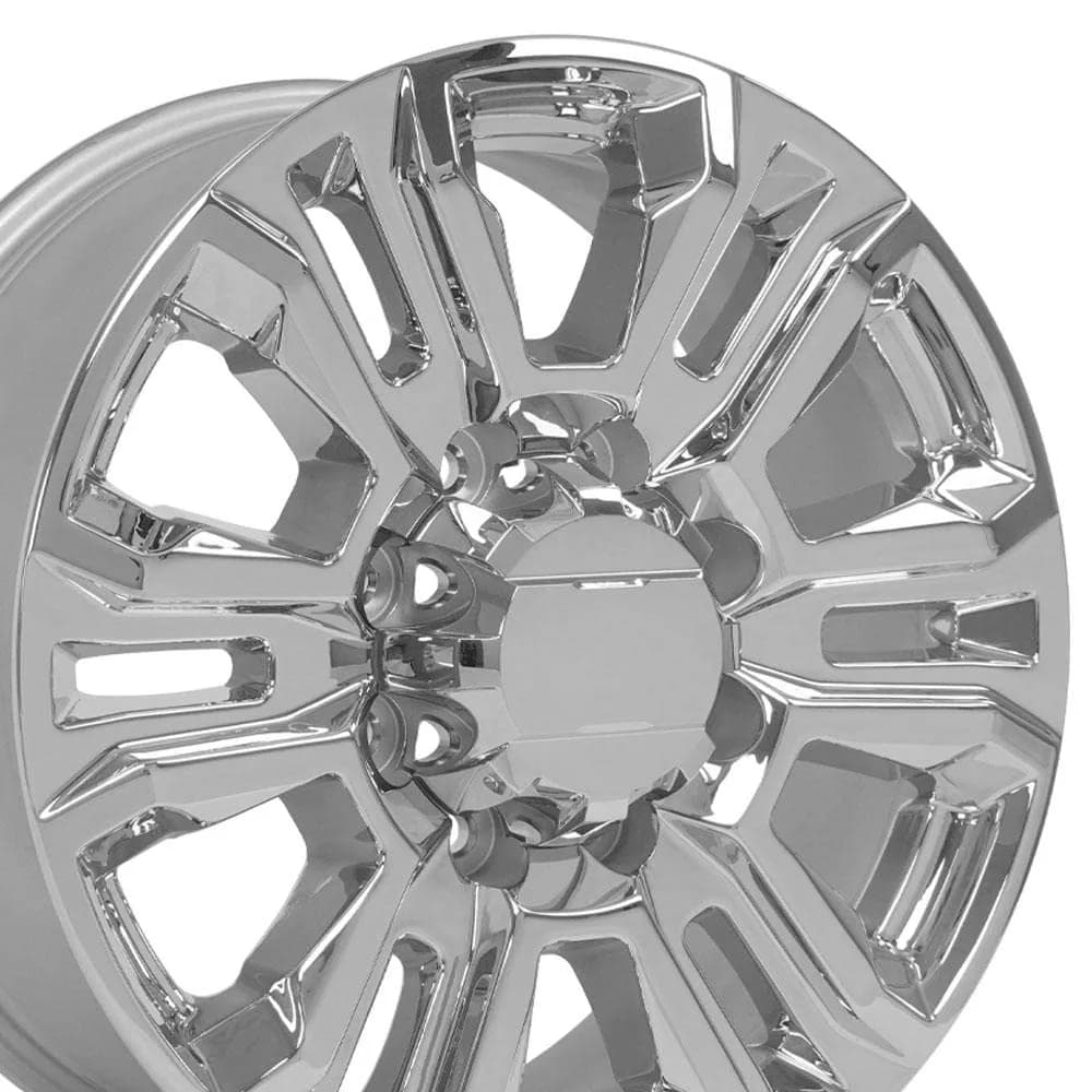 OE Wheels CV70B 20x8.5 Chrome Rims | 8x180 Bolt Pattern, 47ET Offset, 20-inch Alloy Wheels — Chrome