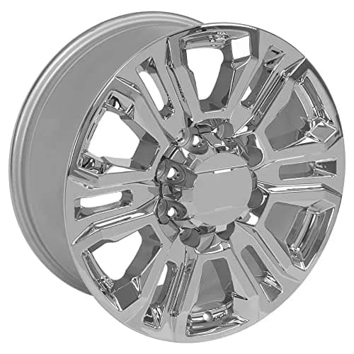 OE Wheels CV70B 20x8.5 Chrome Rims | 8x180 Bolt Pattern, 47ET Offset, 20-inch Alloy Wheels thumbnail 4