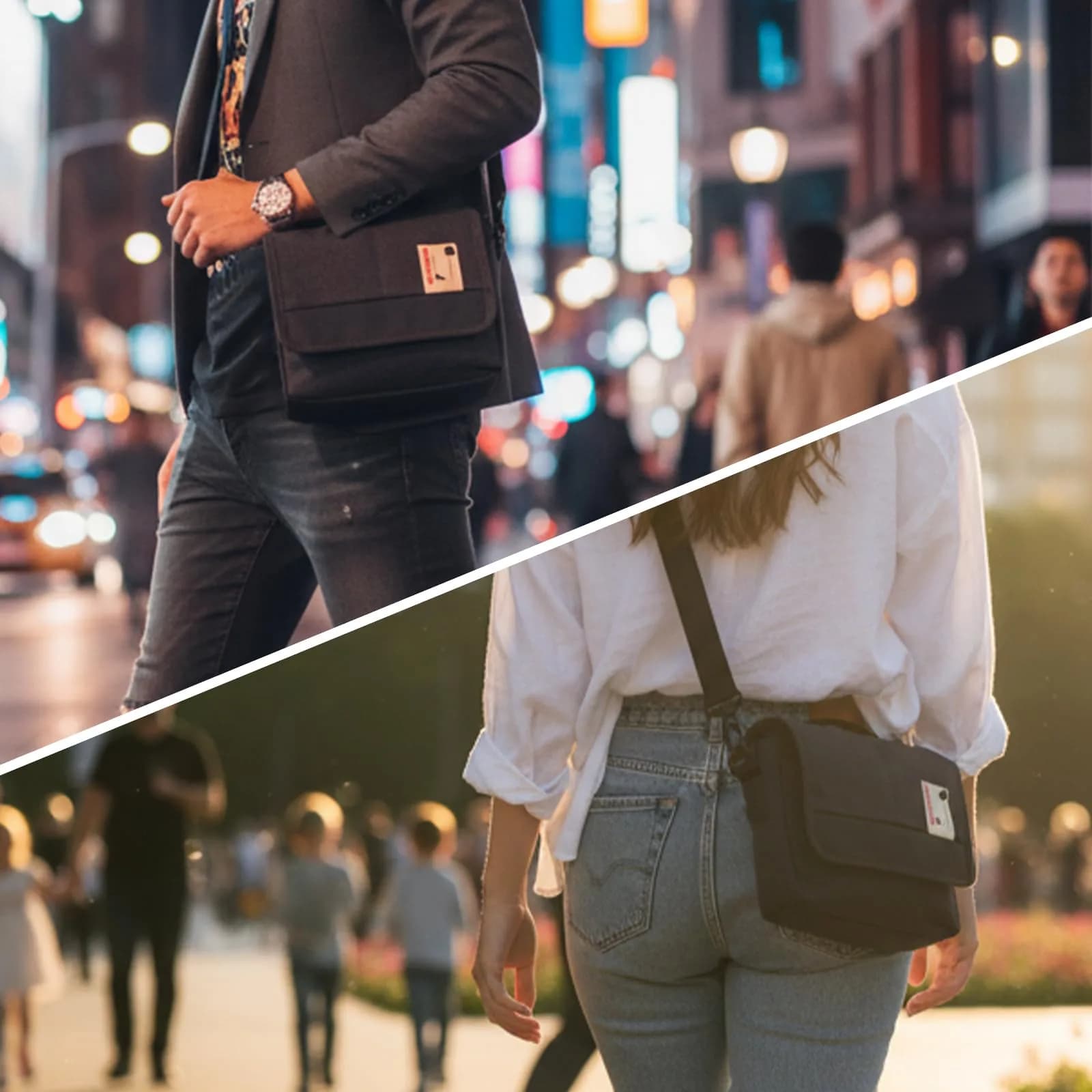 Besnfoto Small Camera Bag Purse 21cm (8.27in) | Waterproof Canvas Messenger for Mirrorless DSLR Cameras - view 4