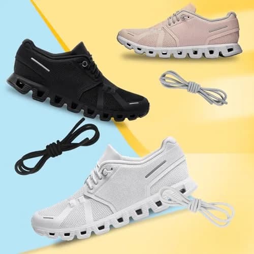 NDTEZUGT Elastic Shoe Laces for Sneakers 18in | No Tie, Slip-On Design, Black thumbnail 5