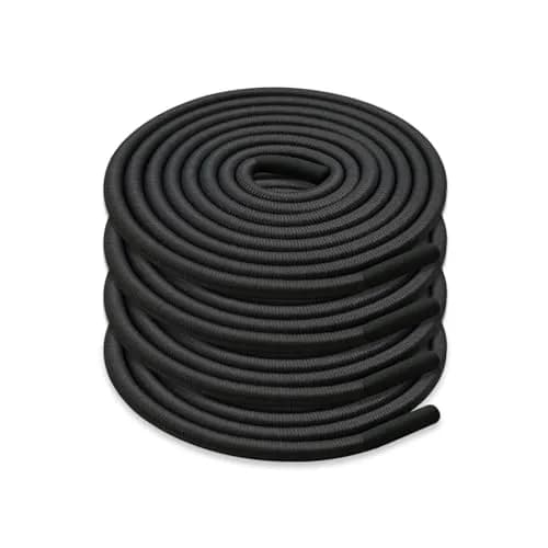 NDTEZUGT Elastic Shoe Laces for Sneakers 18in | No Tie, Slip-On Design, Black thumbnail 8