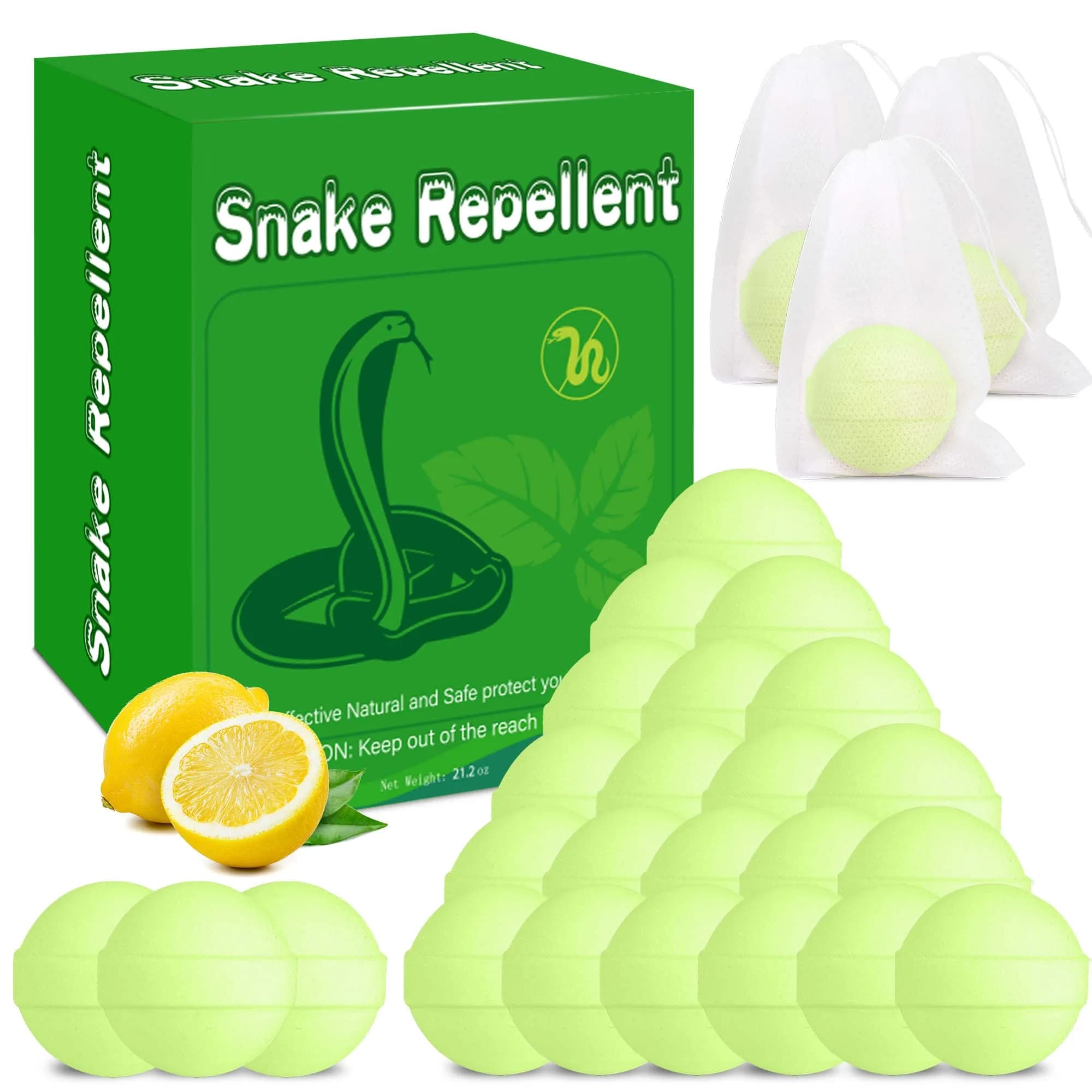 Enbabbor 24 Pc Snake Repellent Balls | Natural Yard & Indoor Snake Deterrent