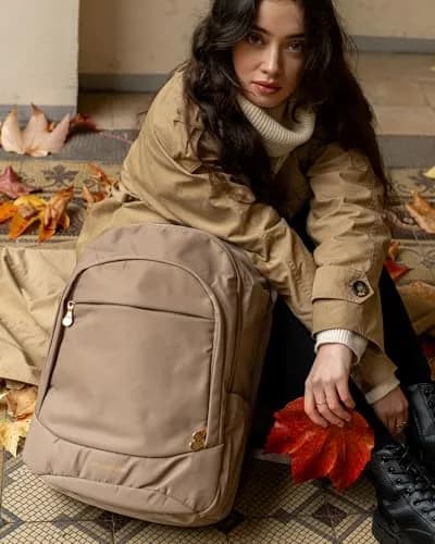 LIGHT FLIGHT Travel Backpack for Women, 17.3 inch Laptop Daypack | Water-Resistant, Large Capacity thumbnail 7