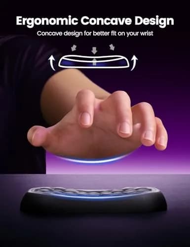 Vaydeer Ergonomic Wrist Rest for Keyboard and Mouse, Pink Memory Foam Arm Cushion | 2-Piece Set thumbnail 5