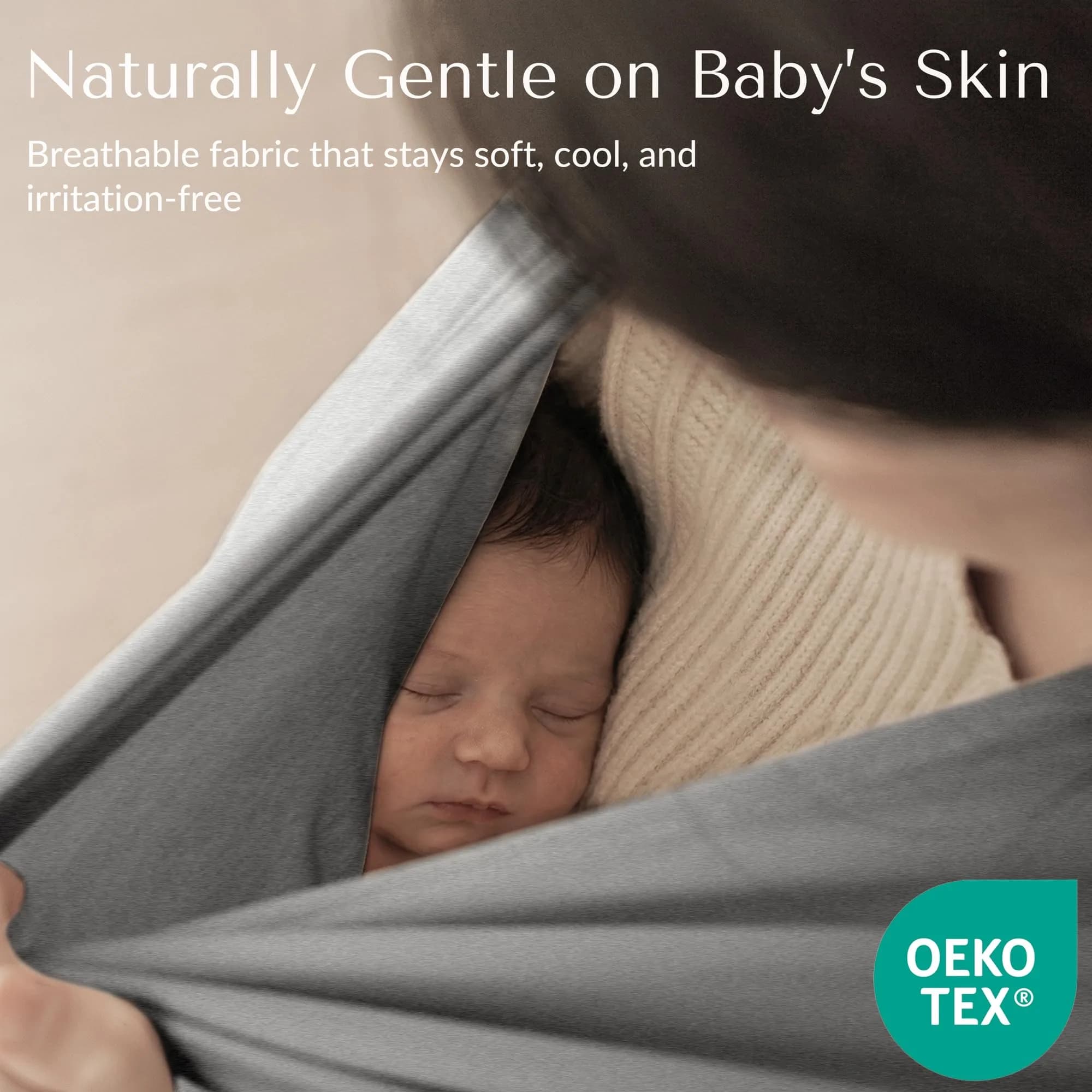 Konssy Rayon Made from Bamboo Nursing Cover for Breastfeeding | Soft, Breathable, Wearable Poncho with 360° Privacy - view 3