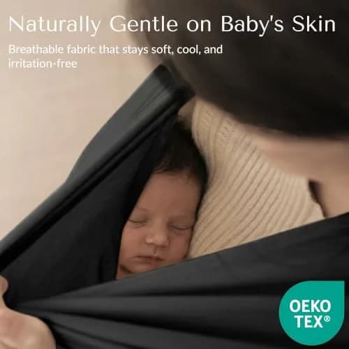 Konssy Rayon Made from Bamboo Nursing Cover for Breastfeeding | Soft, Breathable, Wearable Poncho with 360° Privacy thumbnail 3