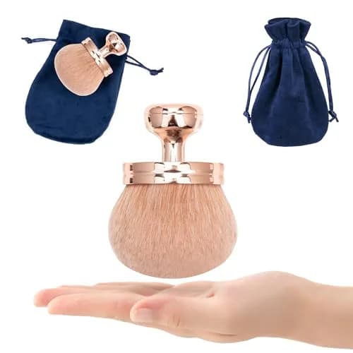 BABYSHEEP Extra Large Body Makeup Brush 3.2inch Rose Gold-Gold | Flawless Self Tan & Body Application thumbnail 6