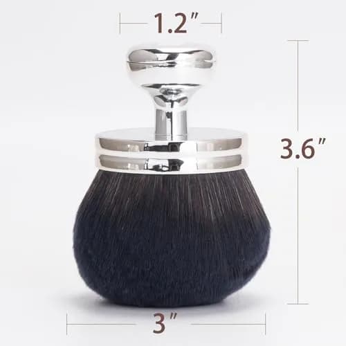 BABYSHEEP Cosmetic Brush 3.2 Inch | Extra Large Body & Face Makeup Applicator with Drawstring Bag thumbnail 2