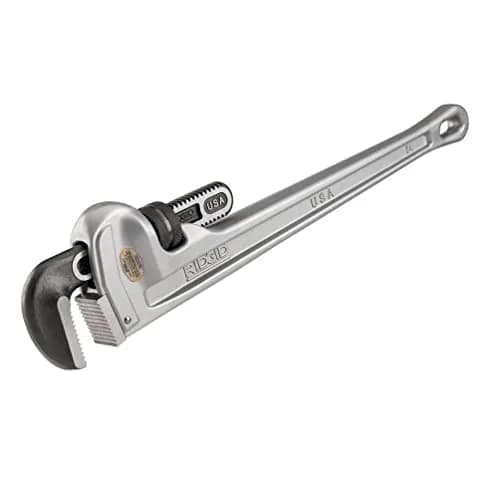 RIDGID 24" & 18" Pipe Wrench Set | Stainless & Aluminum, Heavy Duty, 3 & 2.5 Inch Capacity thumbnail 5