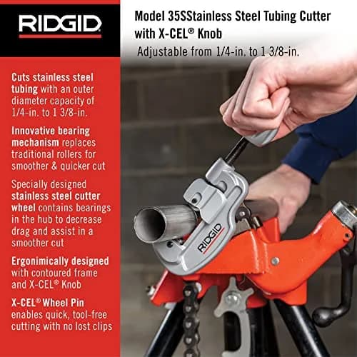 RIDGID 24" & 18" Pipe Wrench Set | Stainless & Aluminum, Heavy Duty, 3 & 2.5 Inch Capacity thumbnail 3