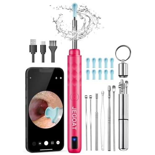JEGOAT Ear Wax Removal with HD Camera 1296P | Gentle Ear Cleaning & Inspection Tool thumbnail 1